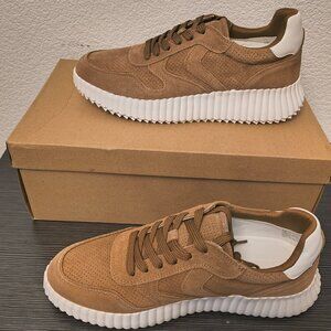 NIB Steve Madden Sz 10M Sand Shereen Suede Low Platform Sneaker Lace Up